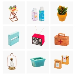 Model Krzywy Domek z oknami